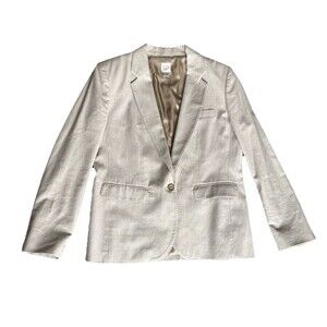 Gap Women’s Office Siren Blazer - Cream Colored Size 10 - Business Casual Jacket